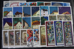 Liechtenstein Jahrgang 1978 Mit 692-722 Gestempelt #VO469 - Andere & Zonder Classificatie