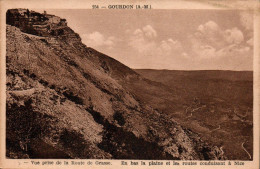 N°6539 W -cpa Gourdon -vue Prise De La Route De Grasse- - Gourdon