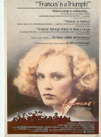 Cinema - Affiche De Film - Frances Is A Triumph - Carte Neuve - CPM - Voir Scans Recto-Verso - Posters On Cards