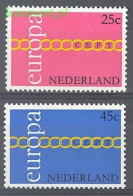 Netherlands 1971 Mi 963-964 MNH  (ZE3 NTH963-964) - 1971