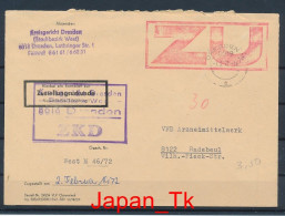 DDR Brief ZKD - Siehe Scan - Brief - Altri & Non Classificati