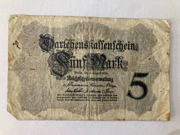 ALLEMAGNE - Billet 5 Mark 1914 - 5 Mark