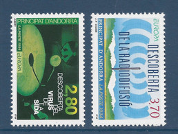 Andorre Français - YT N° 444 Et 445 ** - Neuf Sans Charnière - 1994 - Unused Stamps