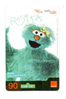 Sesame Street Carte Prépayée Orange Thaïlande Card (A 397) - Thailand