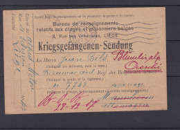 CARTE OCCUPATION Du Bureau De Renseignement KRIEGSGEFANGENEN SENDUNG  Pas De Renouvellemnt D Enchere - Prigionieri