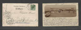 GERMAN COL-SOUTH W.AFRICA. 1900 (23 Sept) Swakopmund - Berlin, Germany (21-22 Oct) Early Photo Card Fkd Ovptd Issue. 5pf - Other & Unclassified