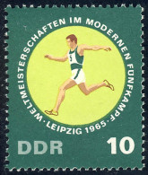 1137 Fünfkampf-WM Geländelauf 10 Pf ** - Unused Stamps