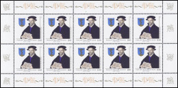 1902 Philipp Melanchthon - 10er-Bogen ** - 1991-2000