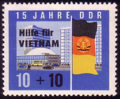 1125 Hilfe Für Vietnam 10+10 Pf ** - Unused Stamps