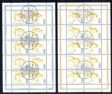 1955-1956 Frauen 100 Pf Schwarzhaupt / 300 Pf Probst - Satz ESSt BONN - 1991-2000