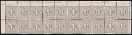 2 Br I AM-Post: Stamps Statt Stamps Mit PL.-Nummer Auf Oberer Doppelbogenreihe - Mint