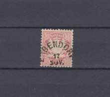 Bayern 39a Wappen 10 Pfennig - Stempel 20a Einkreisstempel ERBENDORF 17.11. - Usati