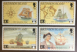 Ascension 1992 Columbus Discovery Of America MNH - Ascension