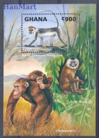 Ghana 1993 Mi Block 226 MNH  (ZS5 GHNbl226) - Scimmie