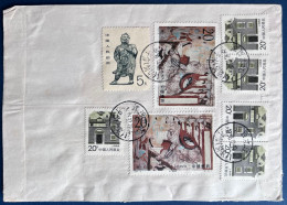 Chine China Cina Lettre Letter 19 DEC 1996 N°2789 X5, 2909 & 3226 X2 Pour Chaussin France TTB - Storia Postale