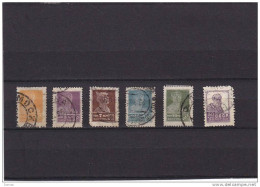 RUSSIE 1923 Oblitérés, Yvert 246 + 250 + 252 + 256 + 258-259 Cote :  22.20 Euros - Used Stamps