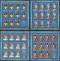 Russia 2011 Mi Zd Sheet 1751-1754 MNH  (XZE4 RSSzdark1751-1754) - Textiel