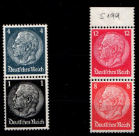 Deutsches Reich S171, S199 Postfrisch #GS258 - Se-Tenant