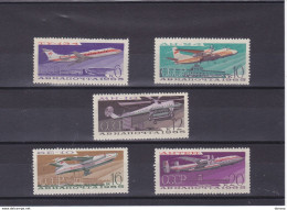 URSS 1965 AVIONS Yvert PA 118-122, Michel 3168-3172  NEUF** MNH Cote 7,50 Euros - Unused Stamps