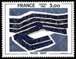 France N° 2075 ** Oeuvre Originale De Raoul Ubac - Peinture Abstraite - Unused Stamps