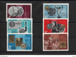 URSS 1968 Expositions Philatéliques Yvert 3432 + 3434-3438, Michel 3559 + 3561-3565 NEUF ** MNH Cote : 6,10 Euros - Nuovi