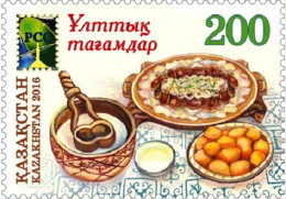 2016 961 Kazakhstan RCC Issue - National Cuisine MNH - Kazakistan