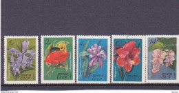 URSS 1971 FLEURS TROPICALES Yvert 3791-3795, Michel 3956-3960 NEUF** MNH - Nuovi