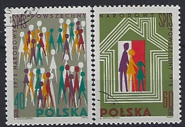 Poland 1970  Volkszahlung (o) Mi.2026-2027 - Gebraucht