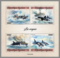 TOGO 2023 MNH Orcas Schwertwale M/S - OFFICIAL ISSUE – DHQ2428 - Whales