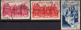 France 1948 Sites Et Monuments Y&T 803, 804, 805 - Used Stamps