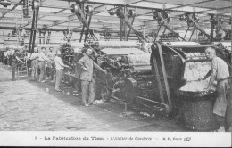 CPA - N° 3 - La Fabrication Du Tissu - L'Atelier De Carderie - Roubaix