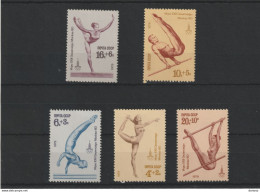 URSS 1979 JEUX OLYMPIQUES DE MOSCOU VI   Yvert 4585-4589, Michel 4830-4834 NEUF** MNH Cote 4 Euros - Neufs