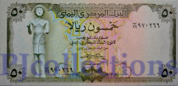 YEMEN ARAB REPUBLIC 50 RIALS 1973 PICK 15b UNC - Yémen