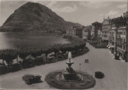 52384 - Schweiz - Lugano - Quai, Fontana Bossi - 1930 - Andere & Zonder Classificatie