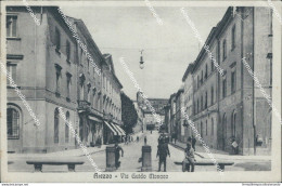 Cn208 Cartolina Arezzo Citta'  Via Guido Monaco 1929 Toscana - Arezzo