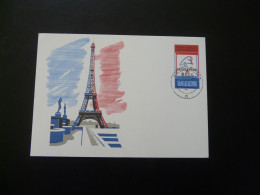 Entier Postal Stationery Card Tour Eiffel Philexfrance 1999 DDR - Cartoline - Usati