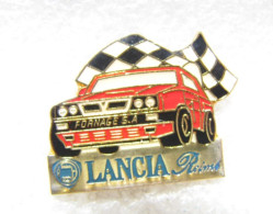 RARE  PIN'S    LANCIA DELTA  HF  INTEGRALE   FORNAGE S.A.  REIMS  RALLYE - Andere & Zonder Classificatie