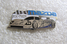 RARE  PIN'S    MAZDA  RX  792 P  Email Grand Feu   MFS - Andere & Zonder Classificatie