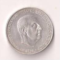 ESPAGNE FRANQUISTE 100 PESETAS ARGENT FRANCO CAUDILLO 1966 - 100 Pesetas