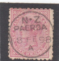 TIMBRE  OBLITERE " N. Z. PAEROA 8 FE 98 ". - Used Stamps