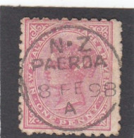 TIMBRE  OBLITERE " N. Z. PAEROA 8 FE 98 ". - Gebruikt