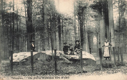 BELGIQUE - Tervueren - Les Pierres Druidiques Dans Le Parc - Enfants Jouant Dans Les Bois - Carte Postale Ancienne - Tervuren