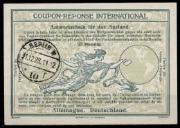 ALLEMAGNE GERMANY 1928, Ro8  35 Pfennig ( Mi. 09 ) Int. Reply Coupon Reponse Antwortschein IAS IRC BERLIN W  31.12.28 - Altri & Non Classificati