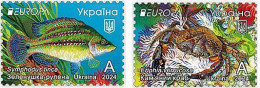 Ukraine 2024 . EUROPA  CEPT  (Underwater Fauna-Flora) . 2v. - Ukraine