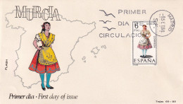 TRAJES MURCIA 1969 - FDC