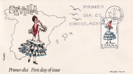 TRAJES SEVILLA 1970 - FDC