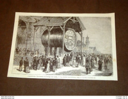 Esposizione Universale Di Parigi Nel 1878 Botte Gigante In Sezione Dell'Ungheria - Avant 1900