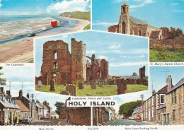 HOLY ISLAND, Multiview  -   Used Postcard - NOR4 - Altri & Non Classificati