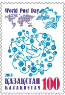 2016 976 Kazakhstan World Post Day MNH - Kazakistan