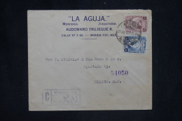 MEXIQUE - Enveloppe Commerciale En Recommandé De Merida Pour Mexico - L 154048 - Mexico